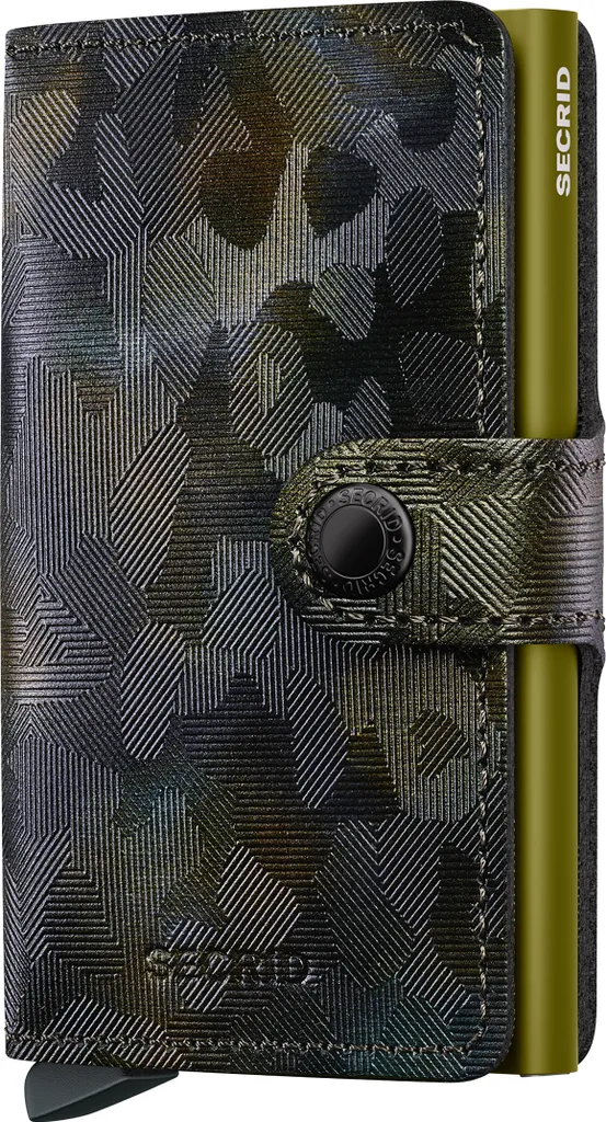 Portafoglio Secrid Miniwallet Jungle Green: Resistente e Tattico