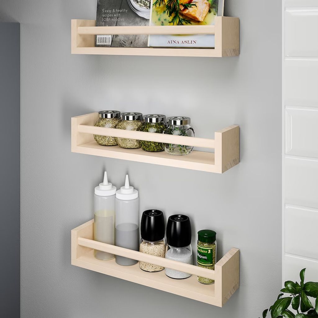 4x IKEA BEKVÄM Gewürzregal Espe NEU Produktbild 3