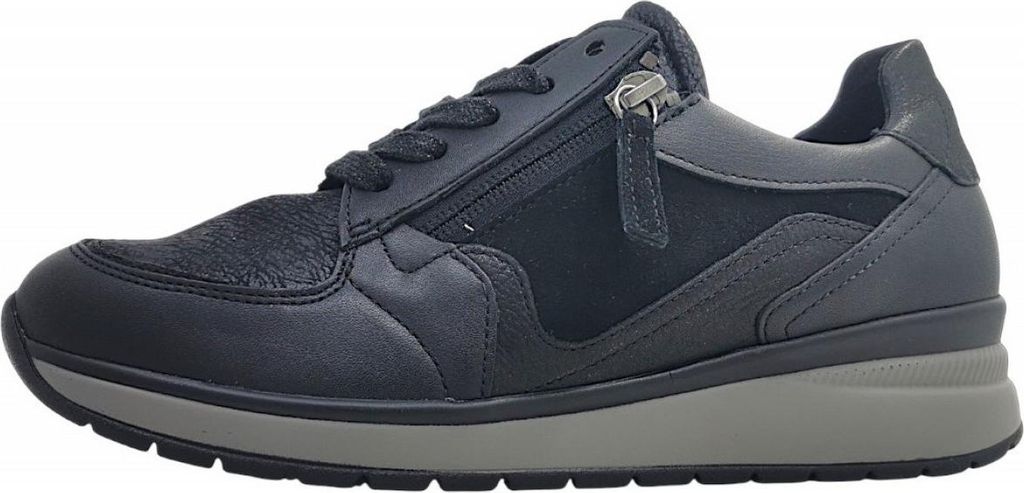 Gabor Damenschuhe sportlicher Schnürer Schwarz Freizeit, Schuhgröße:EUR 37 | UK 4