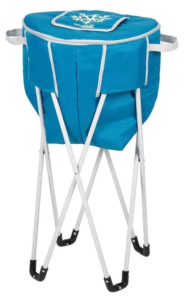 Active Cool Box con Supporto - PREZZO SHOCK - Frigo Pieghevole Argento - 1