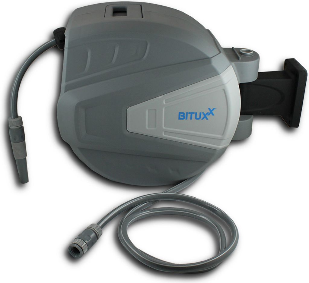 Bituxx® 30 Meter Wand Schlauchtrommel Schlauchaufroller Produktbild 