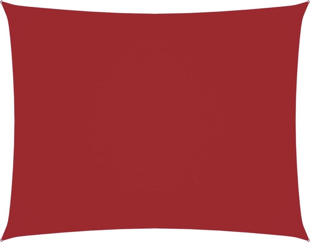 Sonnensegel Oxford-Gewebe Rechteckig 3,5x4,5 m Rot