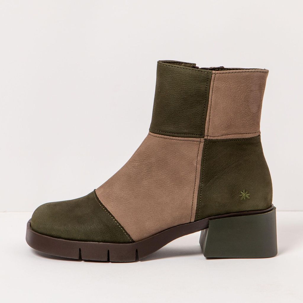 Art Schnürstiefel Damen 1285 MULTI KAKI-TAUPE / VARSOVIA Bunt