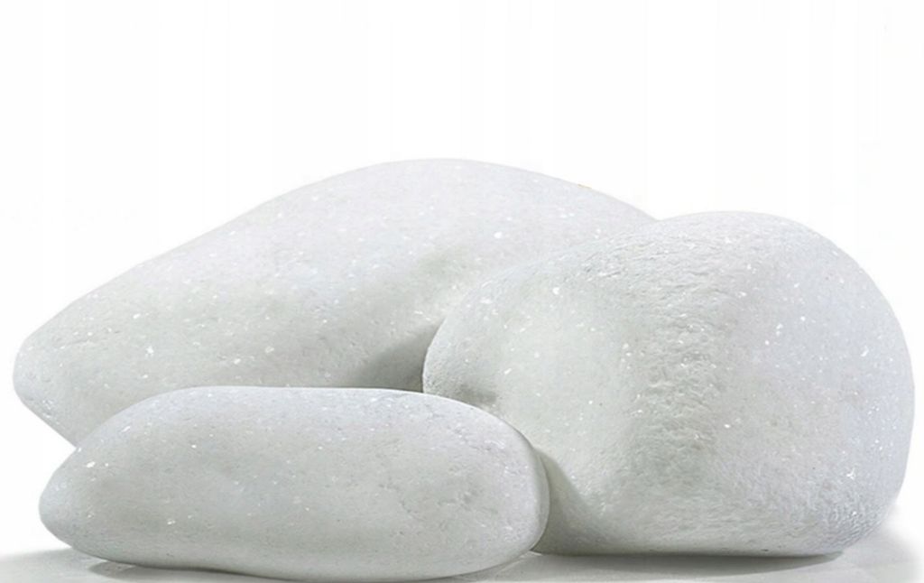 Thassos Weißer Zierkies 4–8 cm, 5 kg – Polierte Natursteine Produktbild 