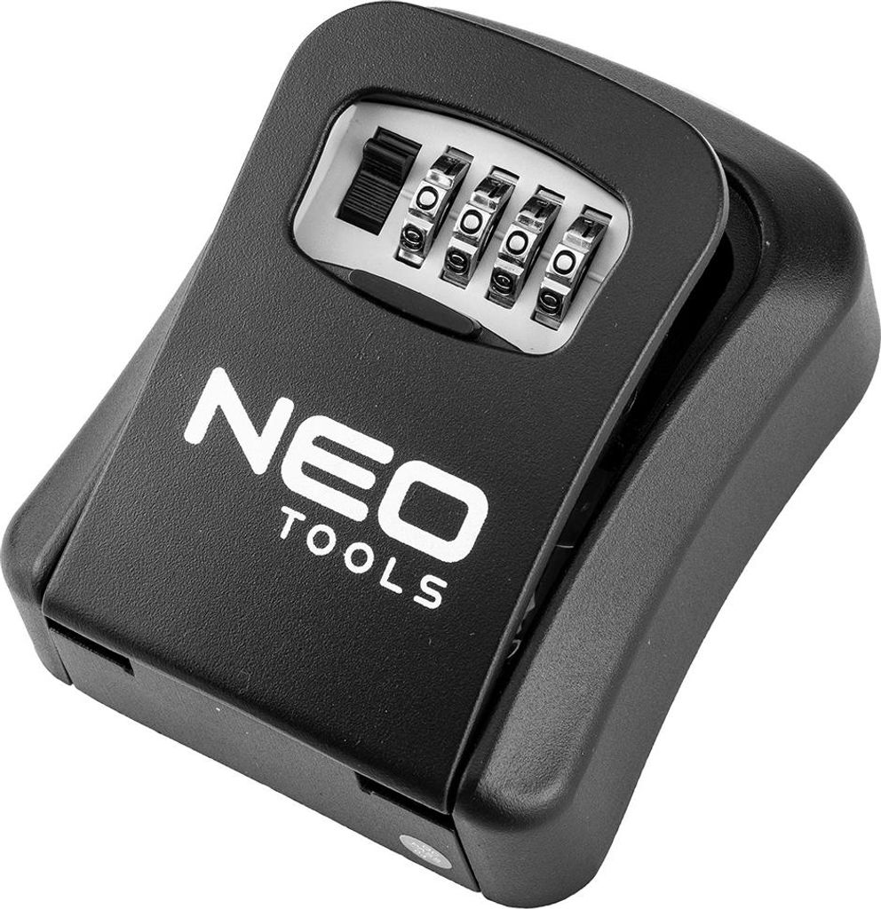 NEO TOOLS Schlüsseltresor mit Zahlencode, Schlüsselkasten mit 4-Stelligem Zahlencode, Schlüsselsafe Aussen