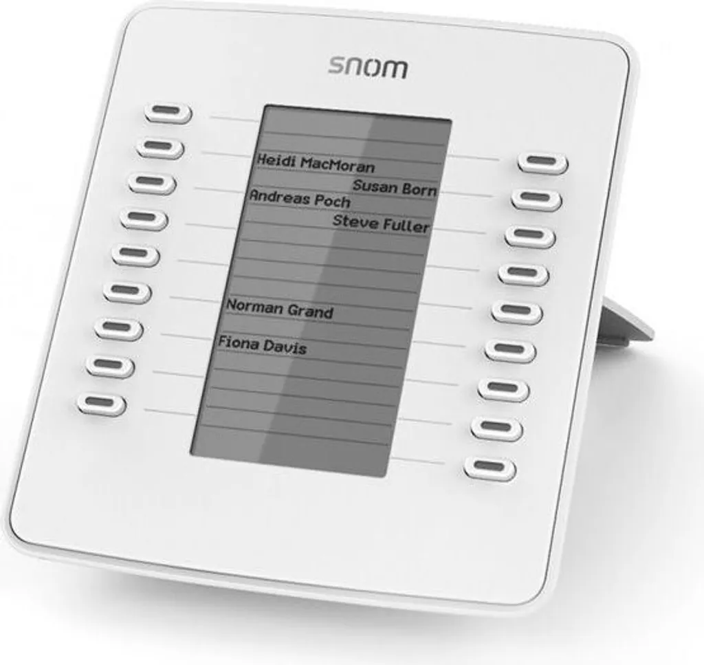 Snom D7 blanc : ajoutez 18 touches à votre téléphone IP sans encombre