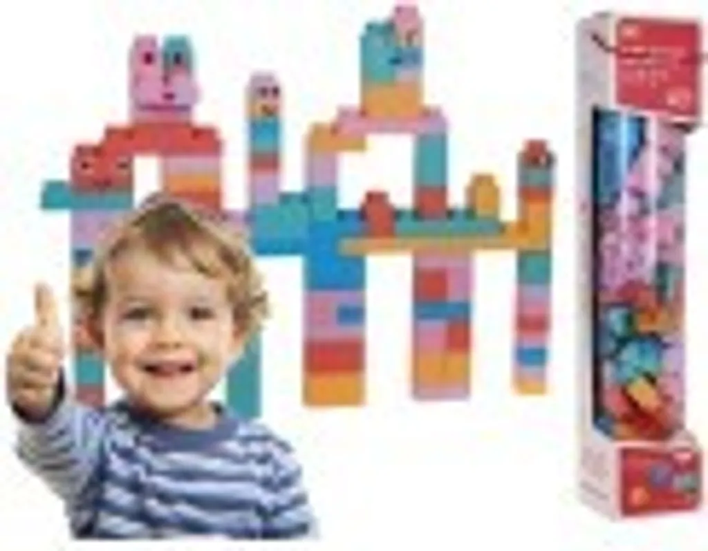 Briques de construction souples et sécurisées pour enfants - 100 pièces