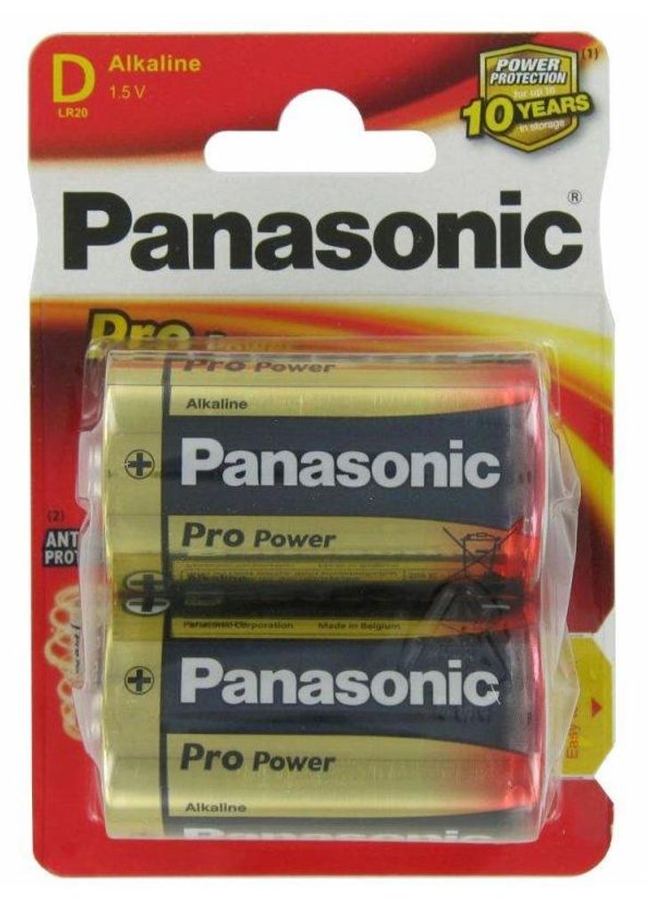 Panasonic 1x2 LR20PPG, Einwegbatterie, Alkali, 1,5 V, 2 Produktbild 