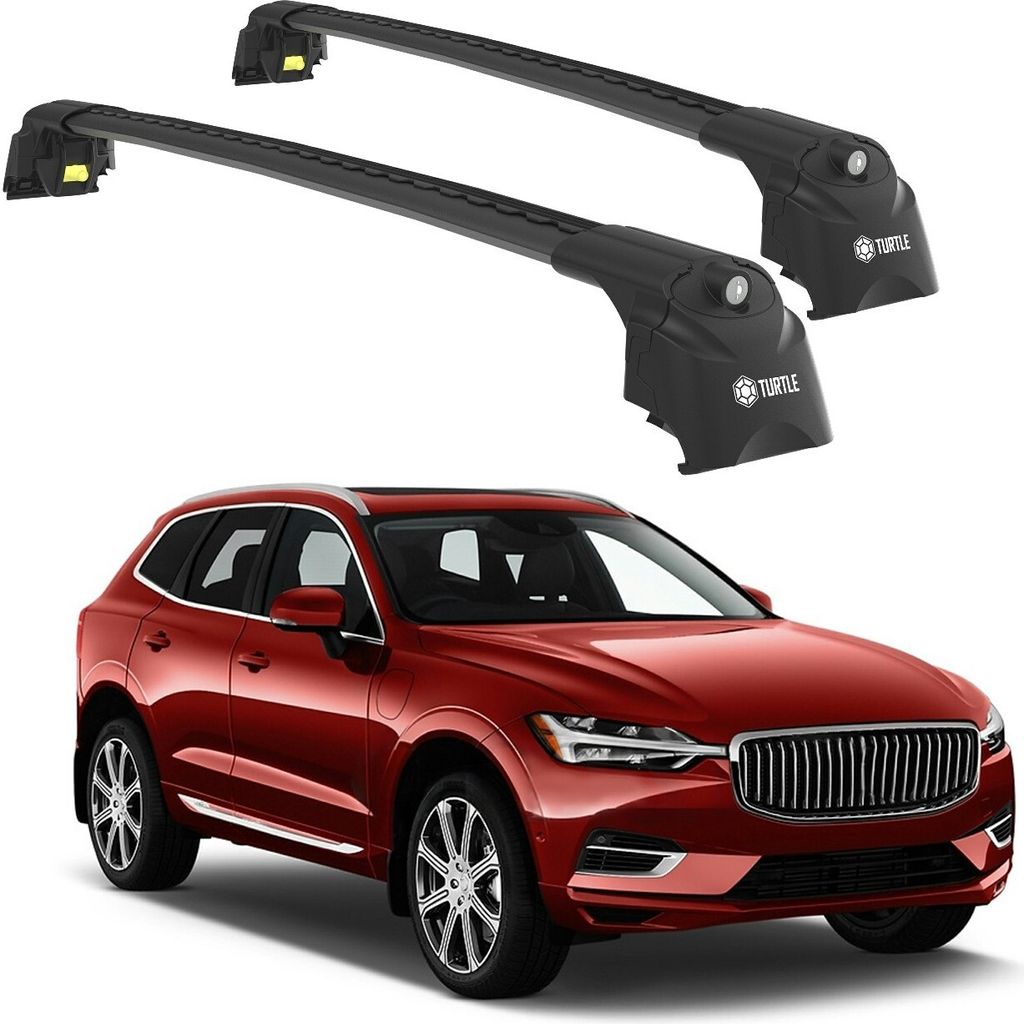 TURTLE BAGAŻNIK DACHOWY AIR-2 , Czarny do VOLVO XC60 ALL Zdjęcie produktu 