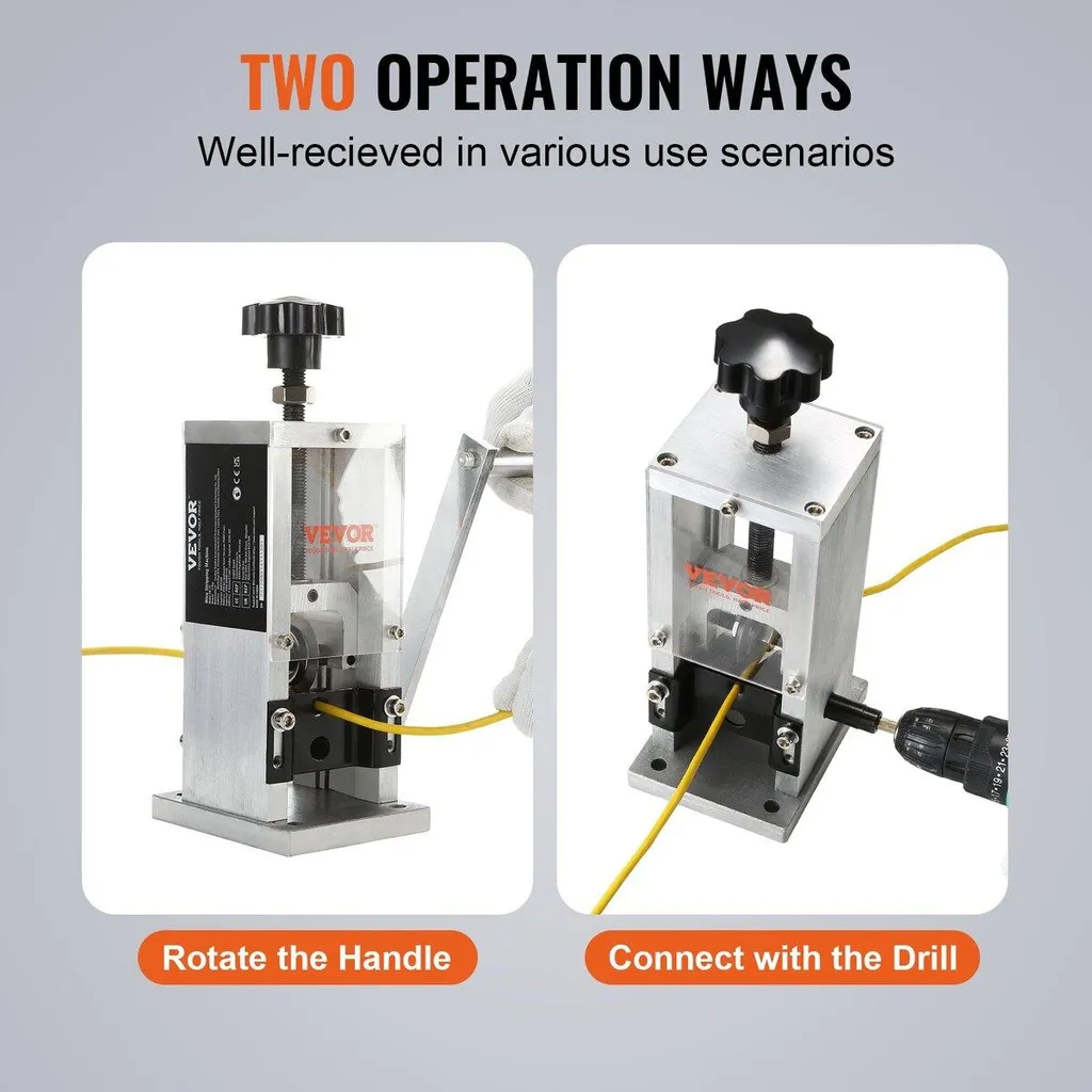 Machine à dénuder manuelle pour câble cuivre 1,5-30mm avec manivelle - 6
