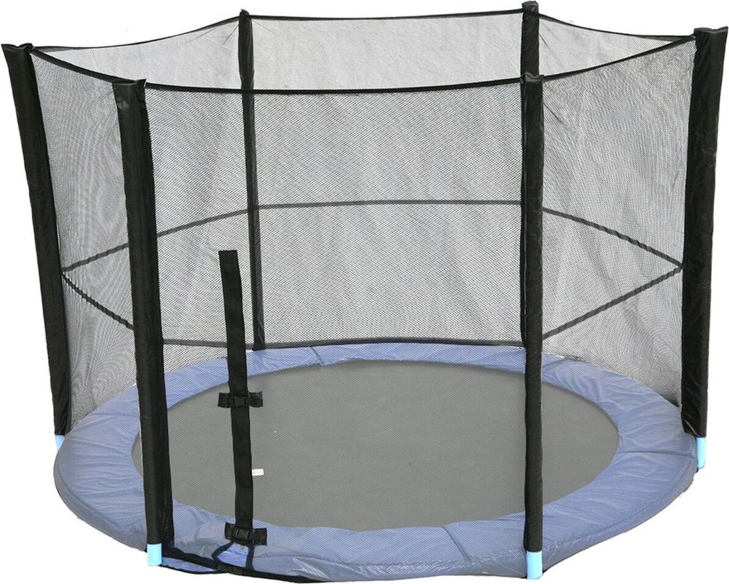 Trampolin Sicherheitsnetz 4,60m 15ft Ersatznetz für Trampolin LEX mit 6 Stangen