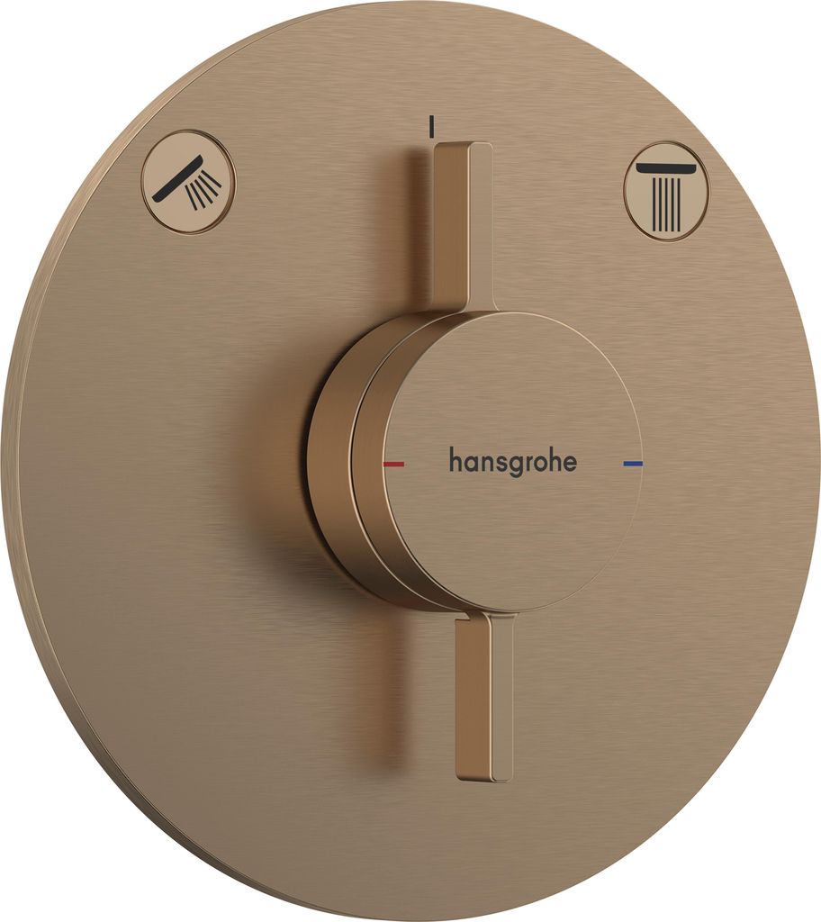 HansGrohe DuoTurn S Wannenmisch UP F-Set BBR Brushed Produktbild 