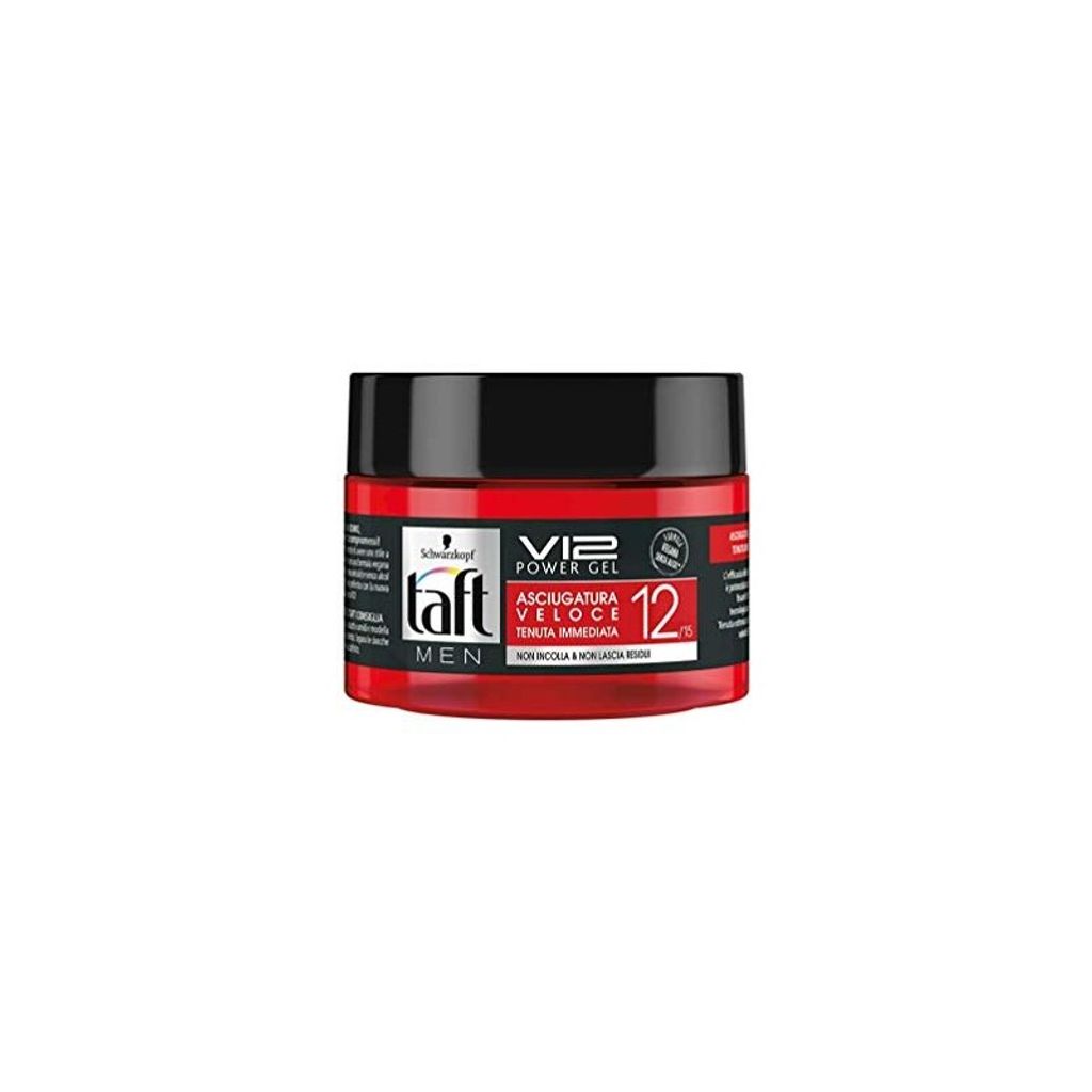 Schwarzkopf Taft V12, Haargel, Unisex, 250 ml, Befestigung, Behälter, Aqua · PVP · Acrylates/Hydroxyesters Acrylates Copoly mer · Acrylates/Ste...