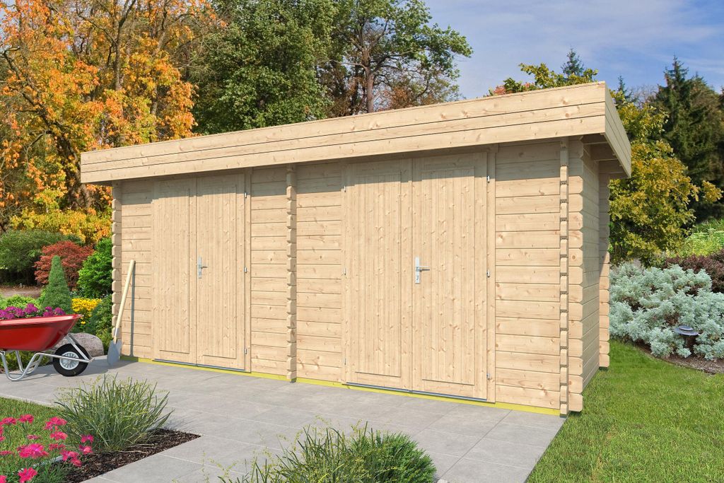 Fjordholz Gartenhaus Modell Rob 28 B