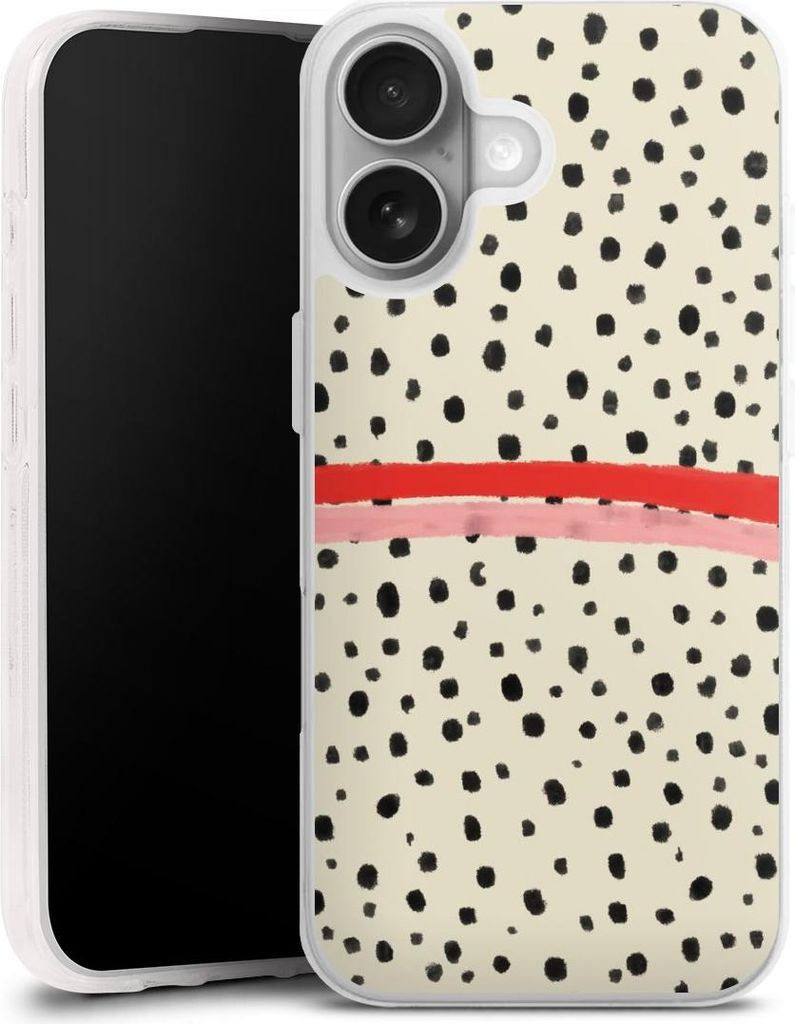 DeinDesign Handyhülle für Apple iPhone 17 Silikon Hülle Case Smartphone Schutzhülle Kunst Punkte Streifen