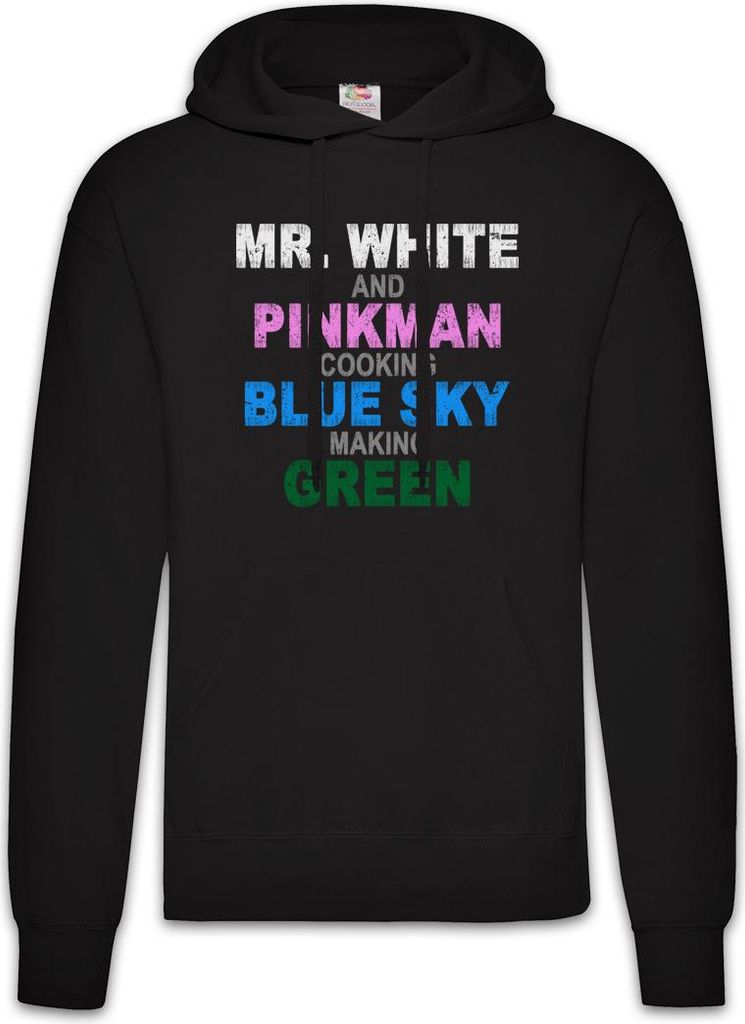 Urban Backwoods Mr. White & Pinkman Cooking, Herren Hoodie, Farbe: Schwarz, Größe: L