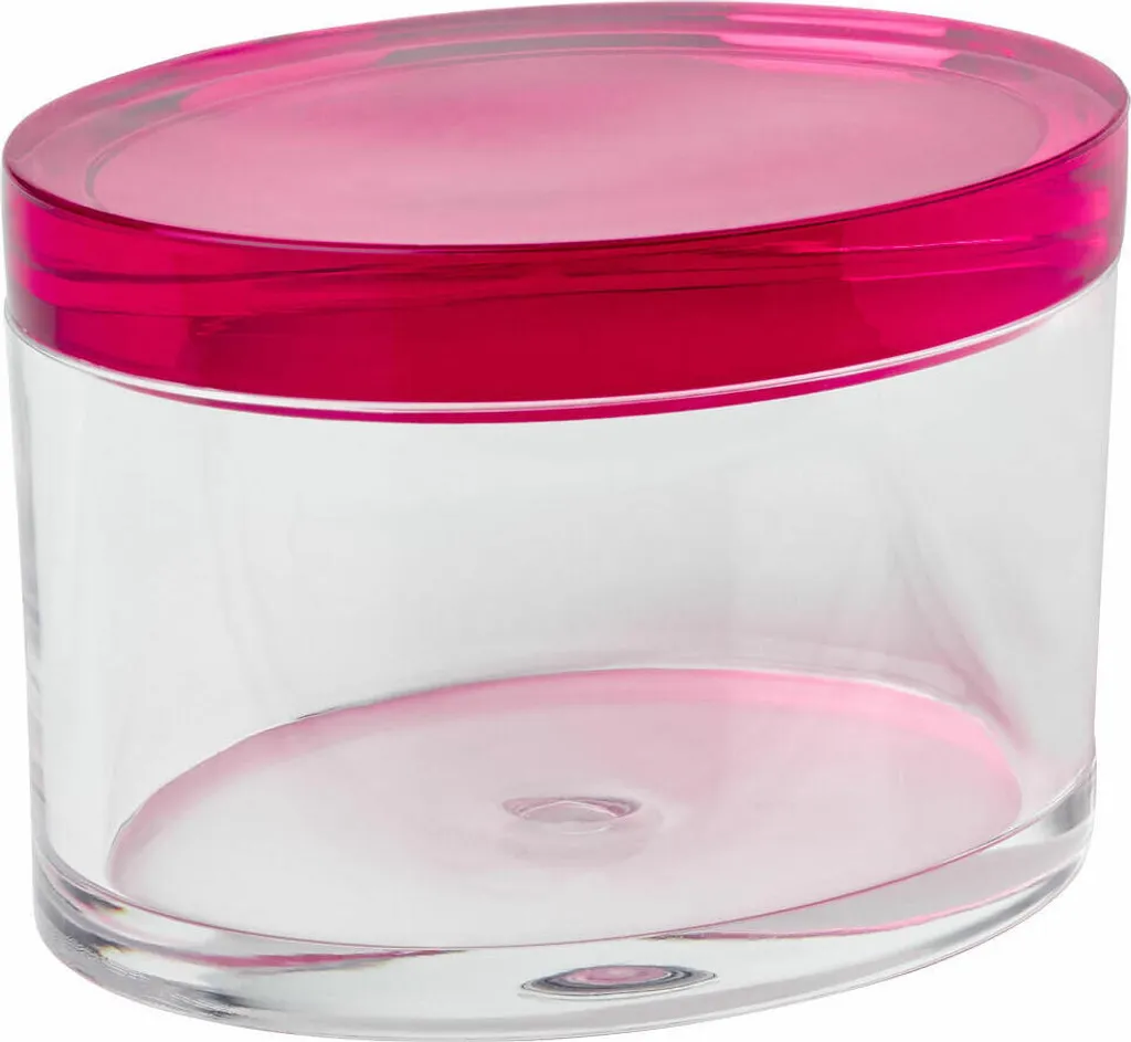Gift Company Custody Scatola Ovale S Rosa 75933 | Organizer in Acrilico