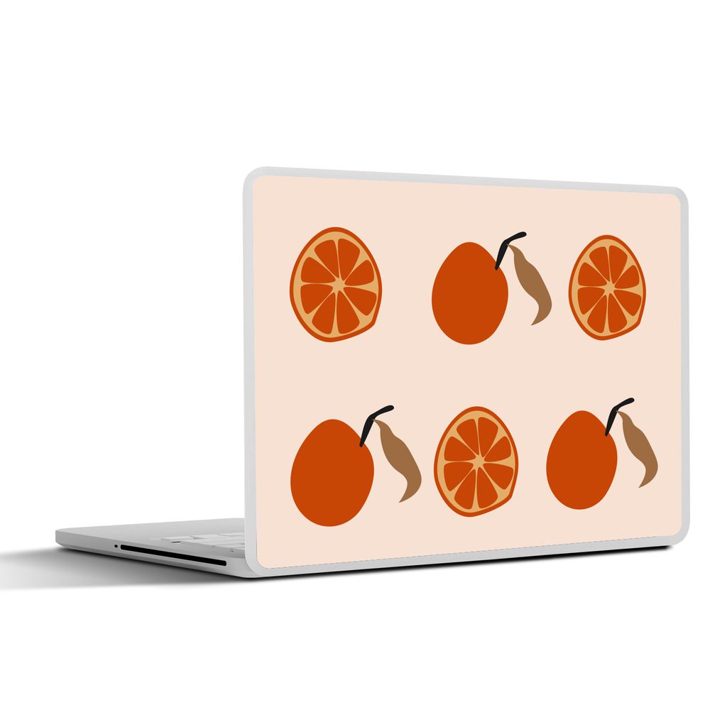 MuchoWow Laptop Aufkleber Sticker Cover Sommer - Tomaten - Muster 30x22 cm - Laptop-Sticker
