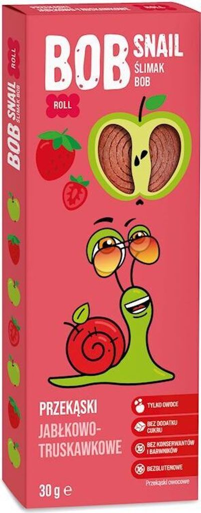 SNACK-ROLL APFEL – ERDBEERE OHNE ZUCKERZUSATZ GLUTENFREI 30 Produktbild 