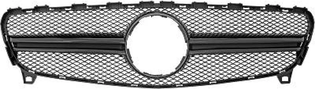 Réparer Calandre Mercedes Classe A W176 avec cette Grille Noire Brillante
