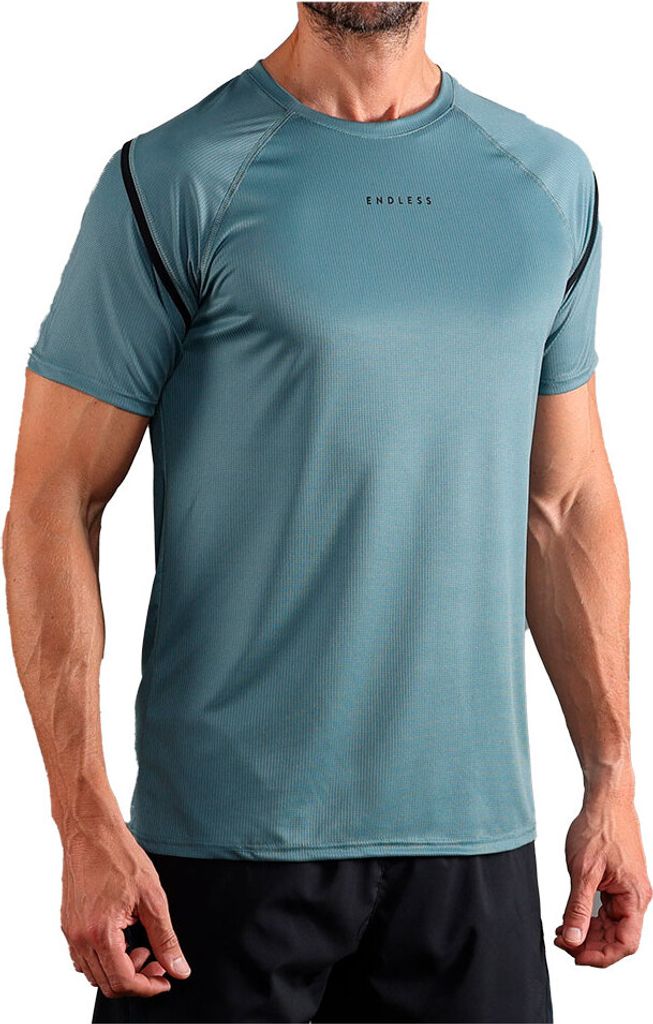 Endless Aphex Kurzarm-t-shirt Blau XL Mann Blau XL