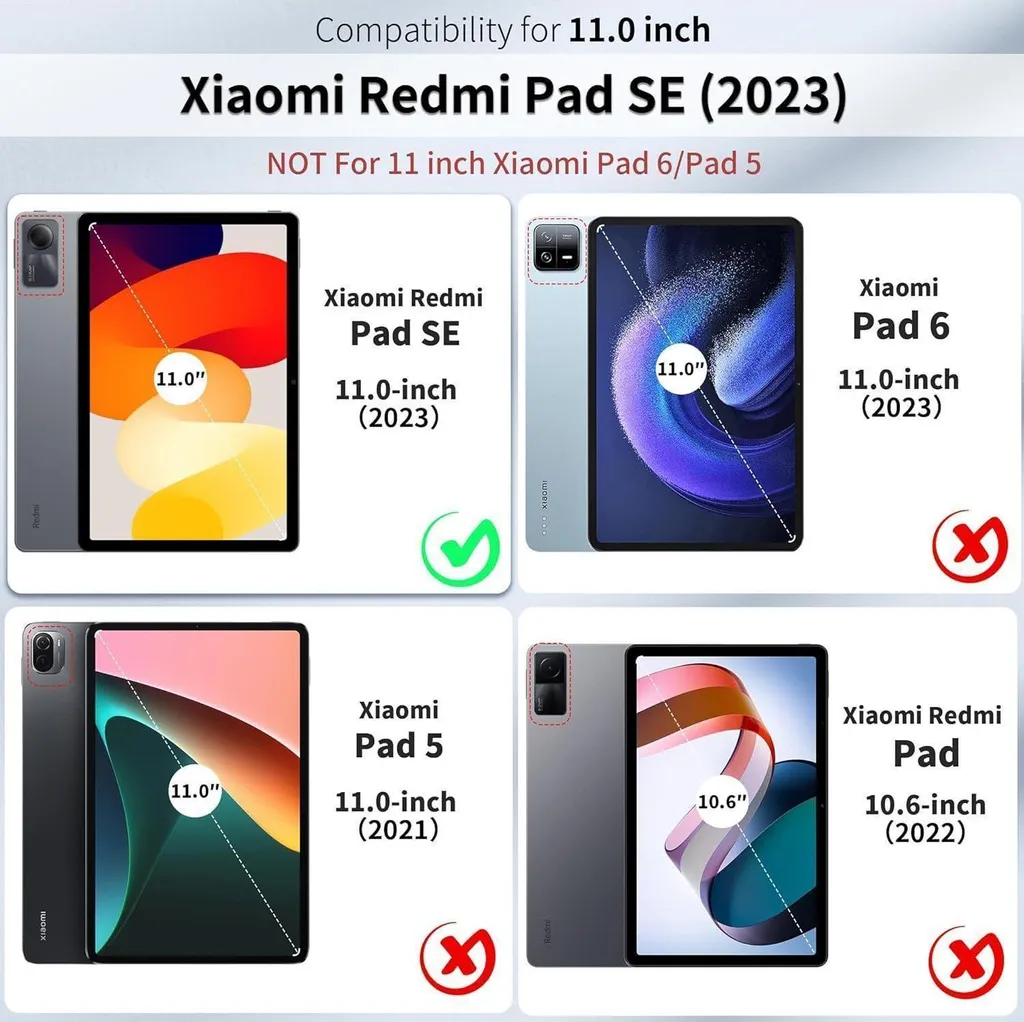 EasyAcc Xiaomi Redmi Pad SE 2023 Copertina 11 pollici Stelle Blu - 2