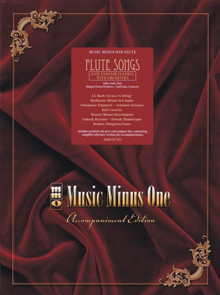 Music Minus One Flute Flute Songscore+Cd Image du produit 