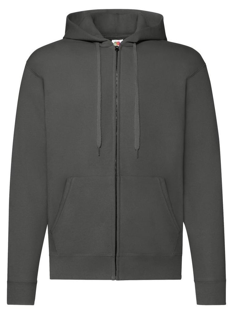 Fruit of the Loom - "Classic" Kapuzenjacke für Herren/Damen Uni LT2658 (M) (Hellgrau)