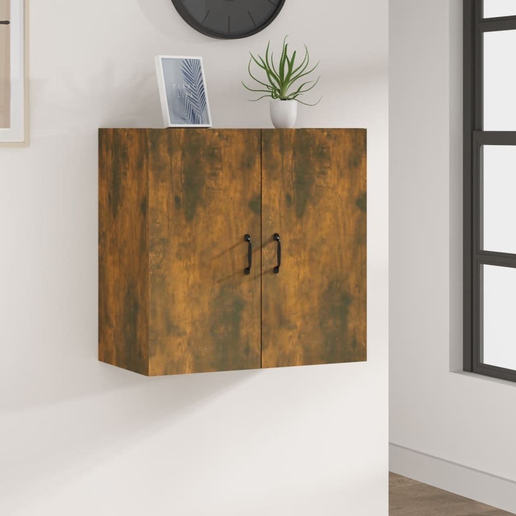 Möbel Wandschrank - elegantes Design - Küchenschrank /Badezimmerschrank - Räuchereiche 60x31x60cm Holzwerkstoff Promotion193817 - Kommoden
