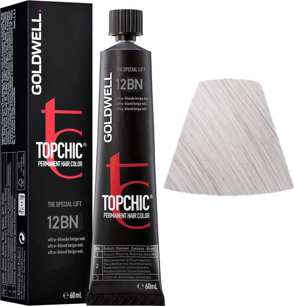 Goldwell Topchic Tube 12BN Ultra Blond Beige Naturel 250gr Image du produit 