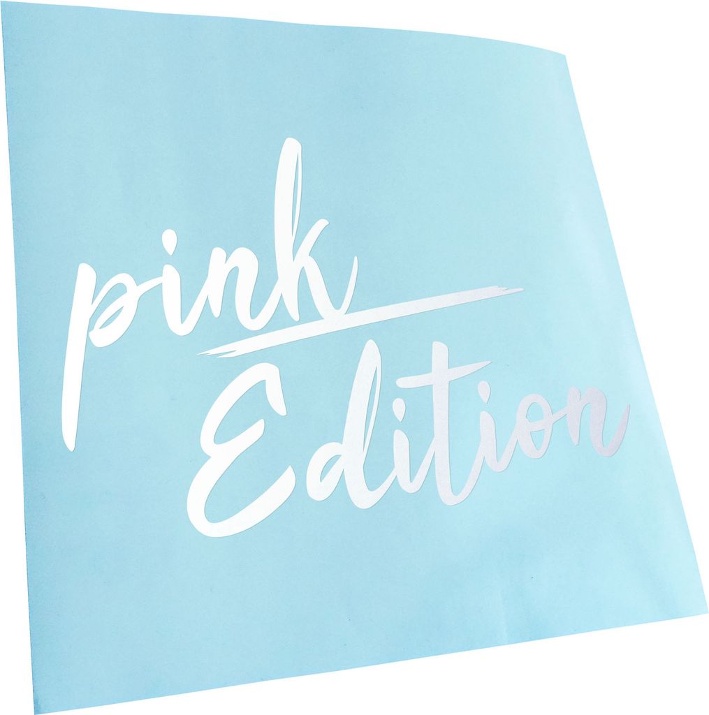 Kiwistar - Autoaufkleber - Pink Edition - Gold - 24x16cm - Aufkleber für Auto, Laptop, Fahrrad, LKW, Motorrad mehrfarbig JDM Decal Racing