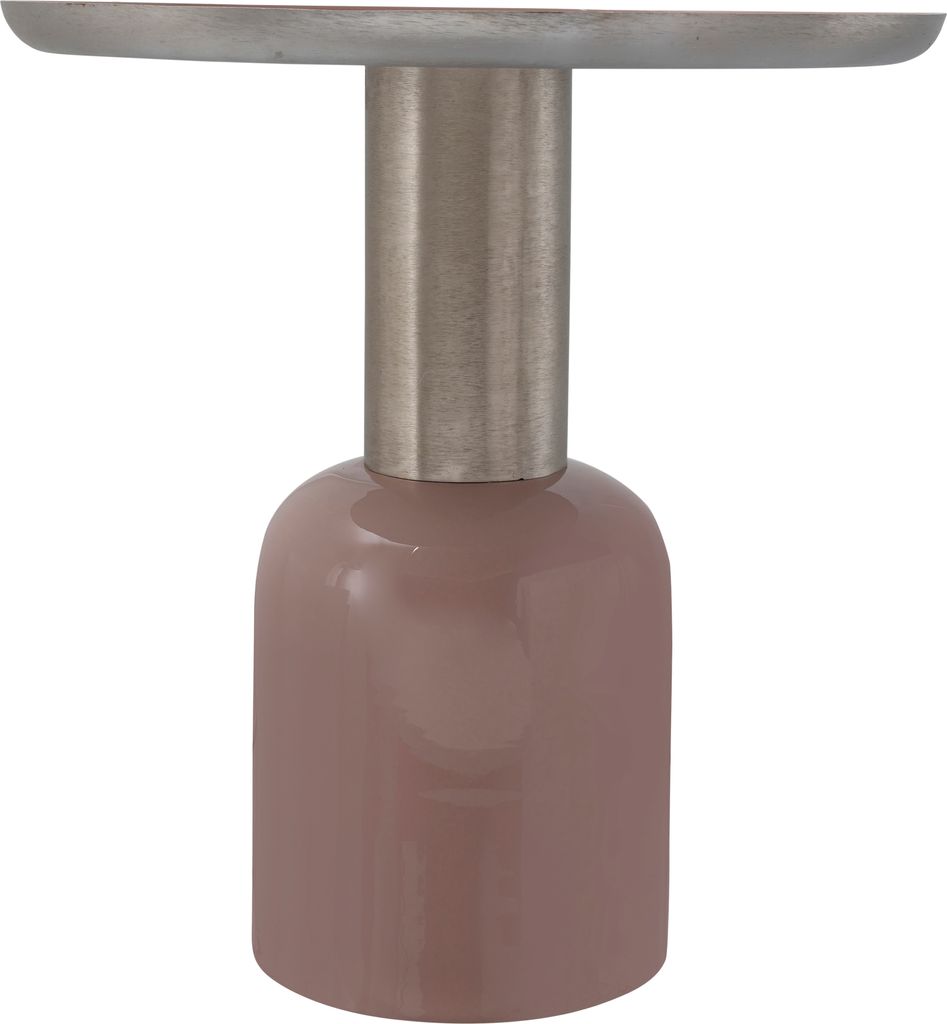 Beistelltisch Esmeralda Deco 700 Altrosa / Silber Produktbild 