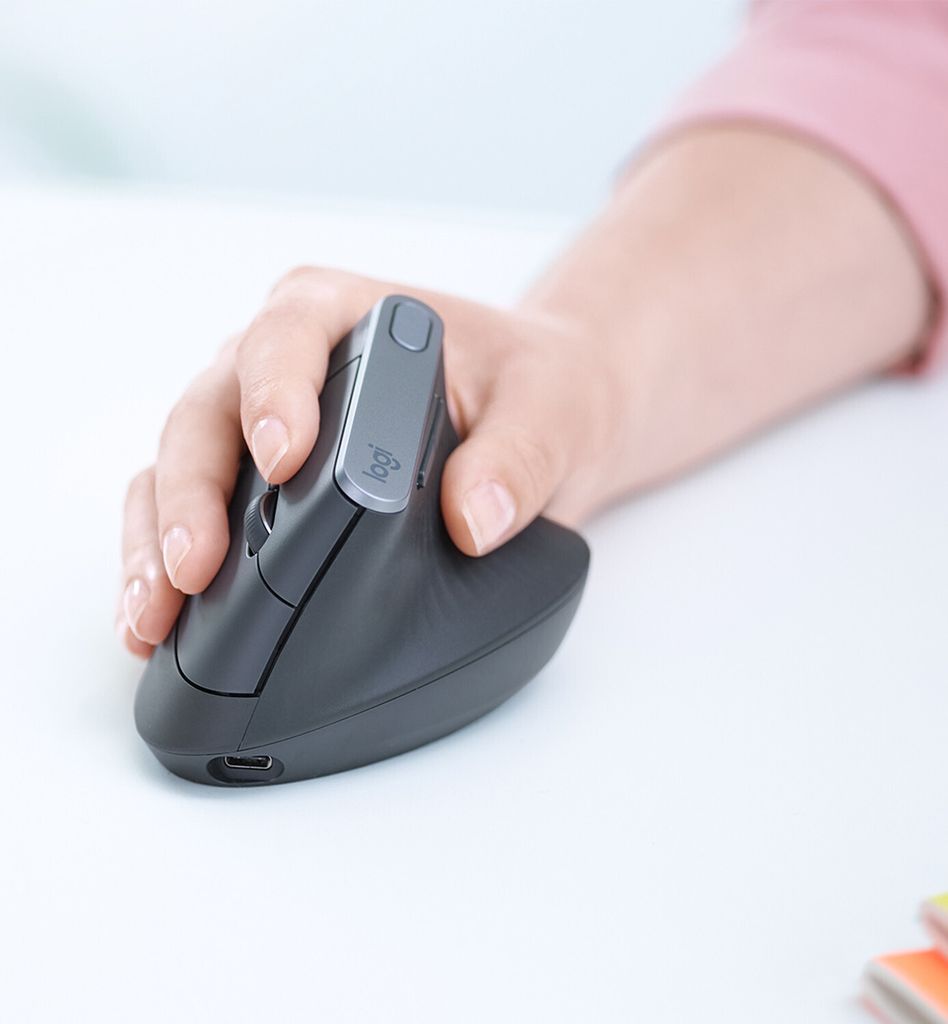 Logitech Wireless Mouse MX Vertical ergonomisch black Obrázok produktu 57
