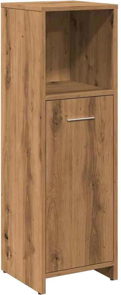 vidaXL Badschrank Artisan-Eiche 30x30x95 cm Holzwerkstoff