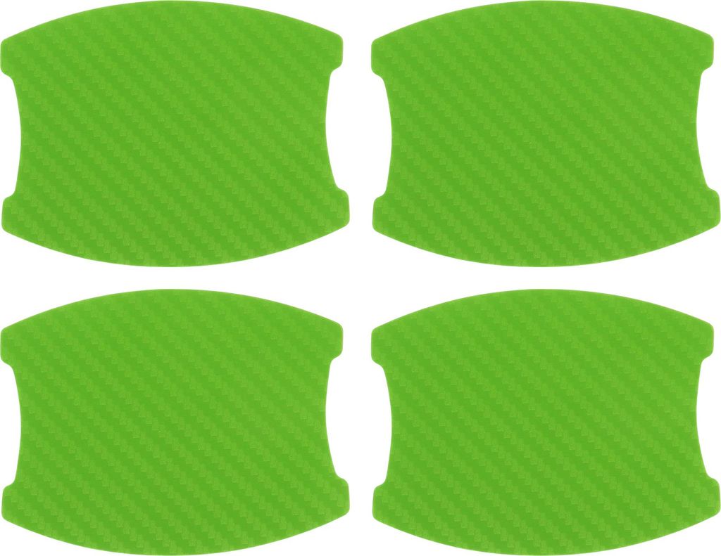 3D Autotürgriff Kratzschutz, 68x85mm Autotürgriff Schutzfolie Grün, 4 Stück