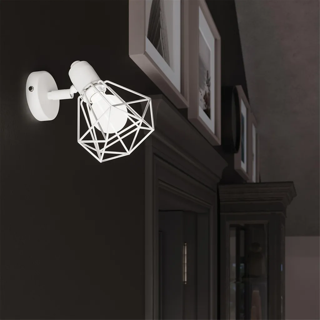 Lampada ARTEMIS 3 Sollux Bianco Acciaio | Plafoniera Moderna E14 3 Luci - 9