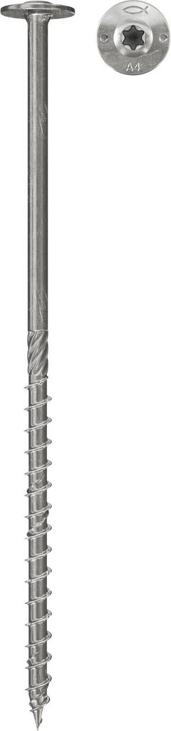 Fischer 657438, Schraube, Metall, Holz, Teilgewinde, Flanschkopf, Torx