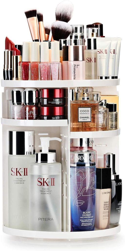 Make Up Organizer,Beauty Kosmetik Organizer,360°Drehbar,Schmink Aufbewahrung Kosmetikbox