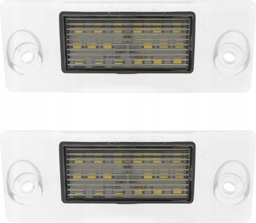 Luci Targa LED Audi A3 A4 B5 - Kit Completo 18 LED Bianco Ghiaccio