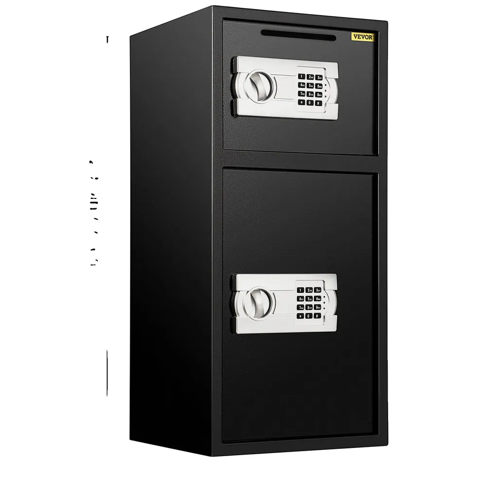 Armoire forte de sécurité 74L, coffre électronique en acier robuste