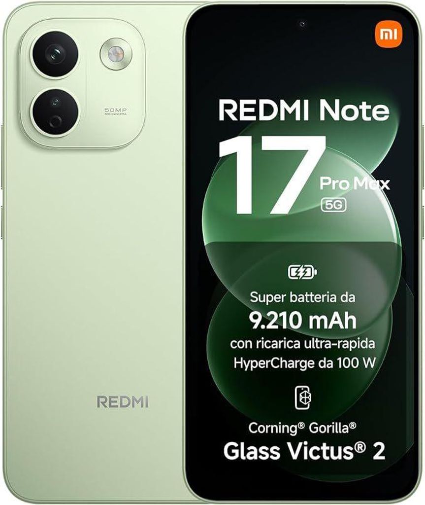 Xiaomi Redmi Note 17 Pro Max 5G 8GB / 512GB - Groen - Productafbeelding 