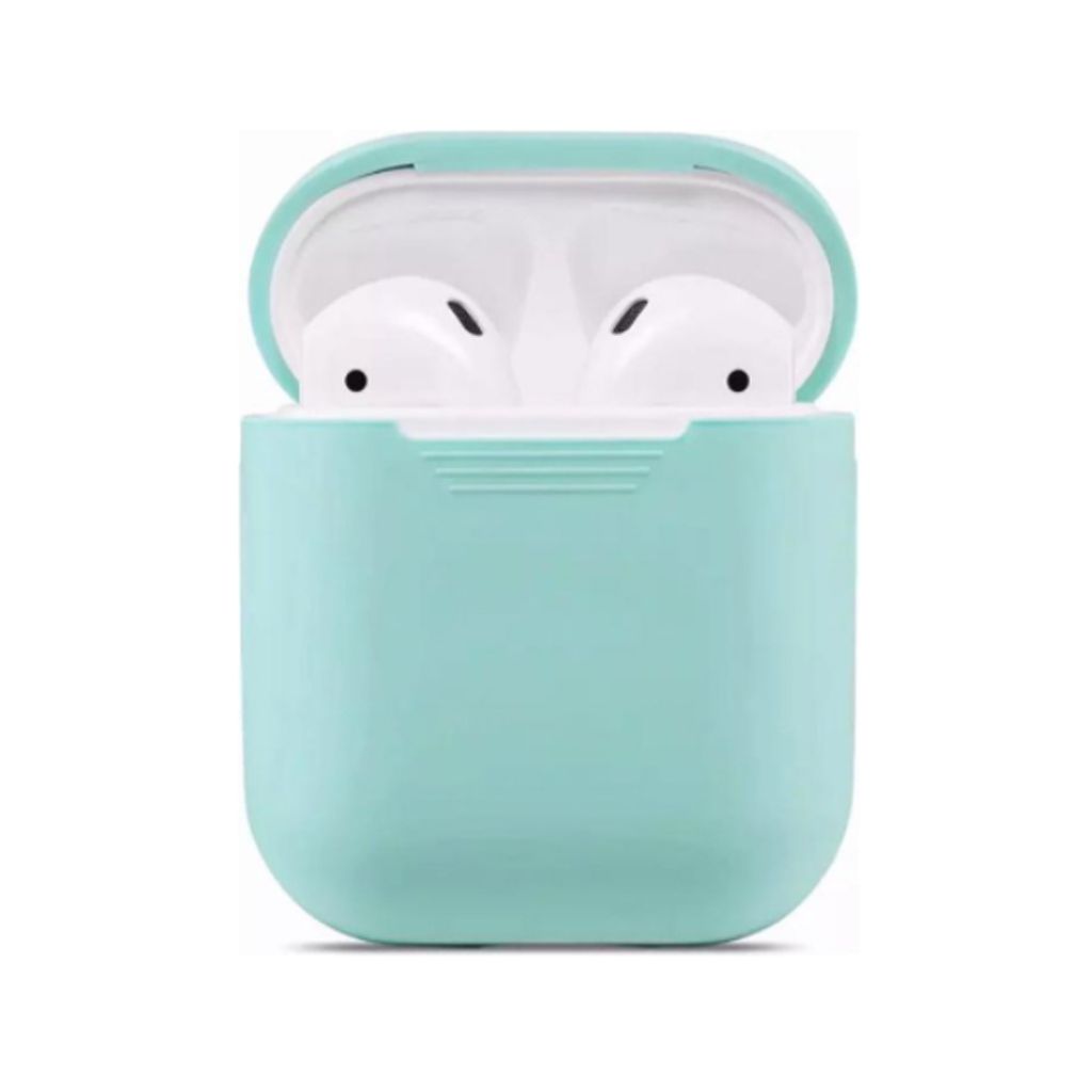 Smartphonica AirPods 1/2 Silikonhülle - Türkis