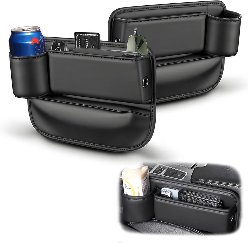 Auto Sitzlücken Organizer aus Kunstleder, Universal Gap Produktbild 