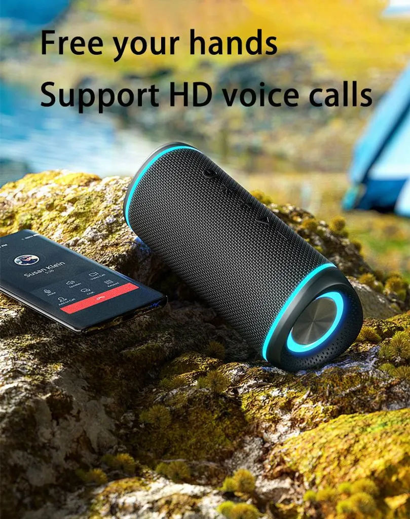 Haut-parleur Bluetooth EBS-609 : fini le son faible avec style RVB