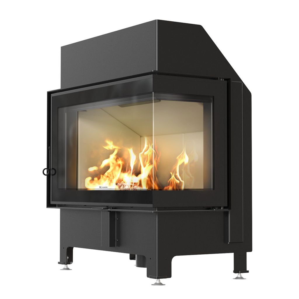 Kamineinsatz ILDNORD MALMO Rechts 11 kW fi180 Türschließung für Holz