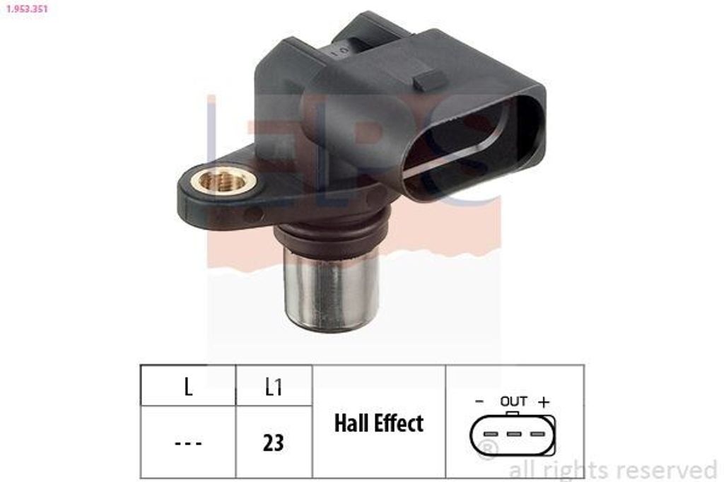 EPS Nockenwelleposition Sensor für VW Golf IV Schrägheck (1J1) Nockenwellen 1.953.351