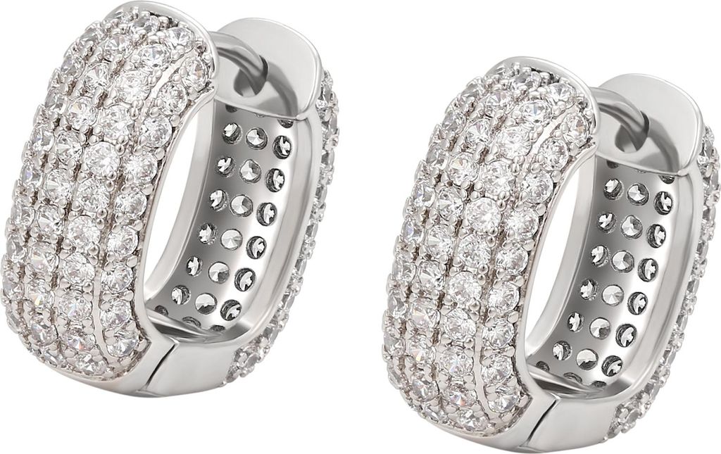 joella damen ohrringe - silber, one size