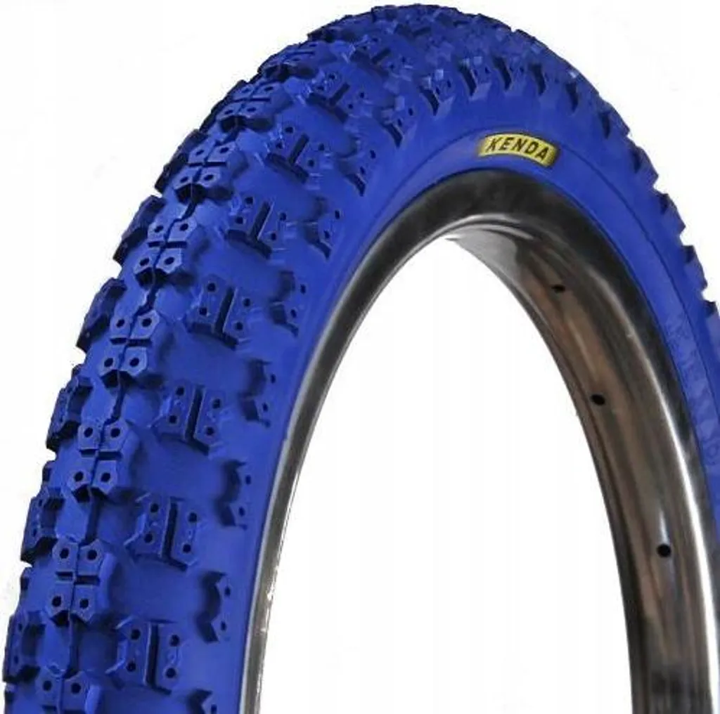 Pneu vélo 16 pouces BMX Kenda K50 Bleu idéal pour le skatepark et la ville