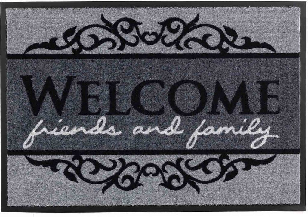 Astra Fußmatte Indoor HOMELIKE Hellgrau 40 x 60 cm