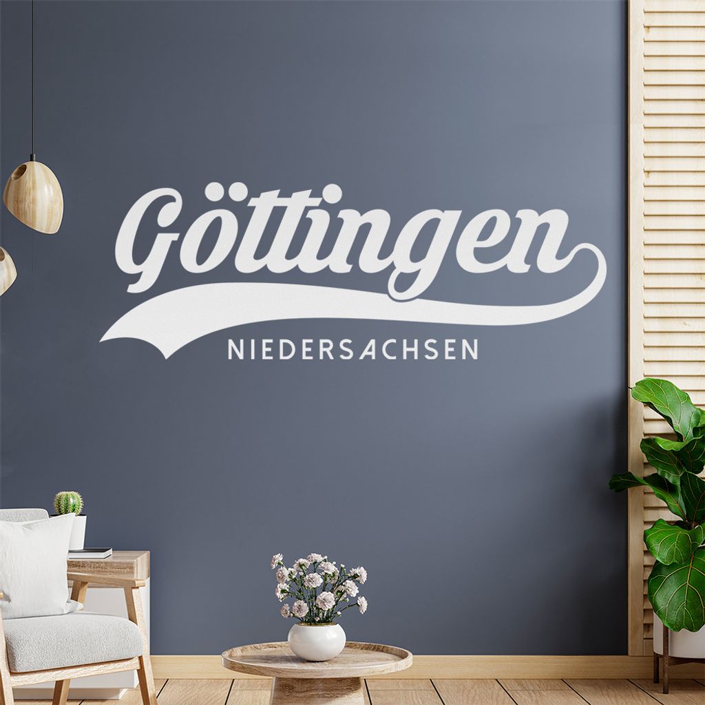 Göttingen Niedersachsen Wandtattoo Wandaufkleber Wall Sticker - Dekoration, Küche, Wohnzimmer, Schlafzimmer, Badezimmer